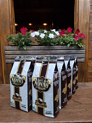 Café Carnielli Nonno Carnielli Torrado e Moído (500g) Kit 10 unidades