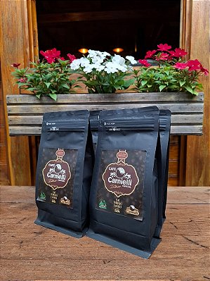 Café Carnielli Cereja Natural Intenso Torr. e Moído (250g) - Kit c/ 4