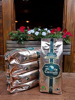 Kit 5 unidades - Café Carnielli Especial Grão Espresso - (1 Kg)