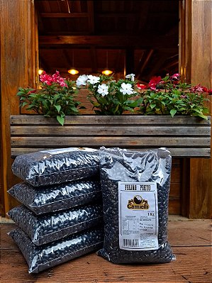 Feijão preto - 1Kg Kit - 5 unid