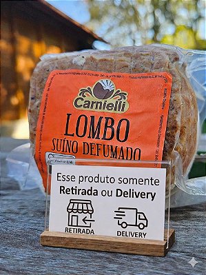 Lombo Suino Carnielli Defumado - (340g)