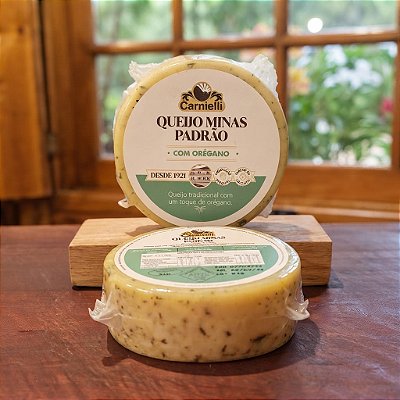 Queijo Carnielli Minas Padrão com Orégano (394g)