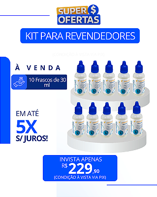 Kit Revendedor "1" | 10 Frascos de 30 ml