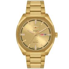 RELÓGIO ORIENT AUTOMÁTICO MASCULINO AUTOMÁTICO NH3GG008 DOURADO