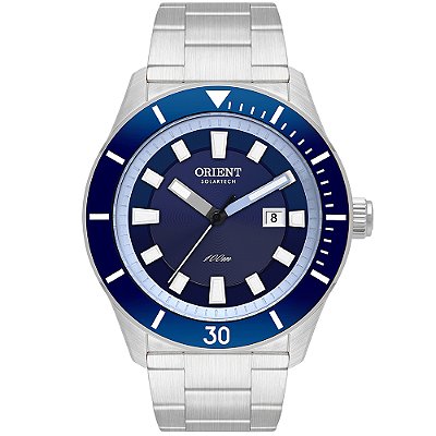 RELÓGIO ORIENT SOLARTECH ANALÓGICO MBSS1499 PRATA