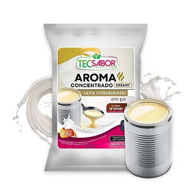 Aroma Idêntico ao Natural de Leite Condensado em Pó Creamy