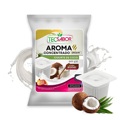 Aroma de Iogurte de Coco Idêntico ao Natural Pó e Líquido Creamy