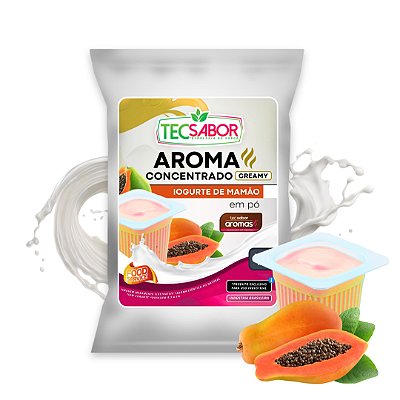 Aroma de Iogurte de Mamão Idêntico ao Natural Pó e Líquido Creamy