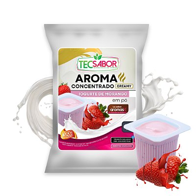 Aroma de Iogurte de Morango Idêntico ao Natural Pó e Líquido Creamy