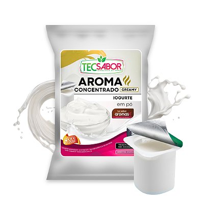 Aroma de Iogurte Idêntico ao Natural Pó e Líquido Creamy