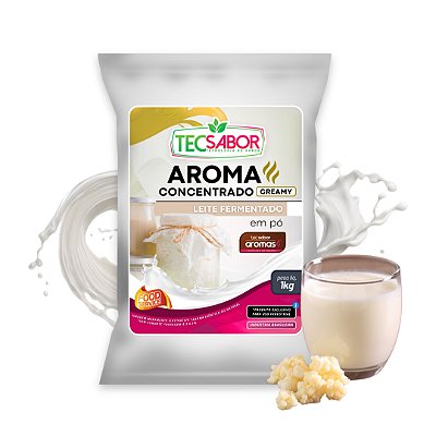 Aroma de Leite Fermentado Idêntico ao Natural Pó e Líquido Creamy