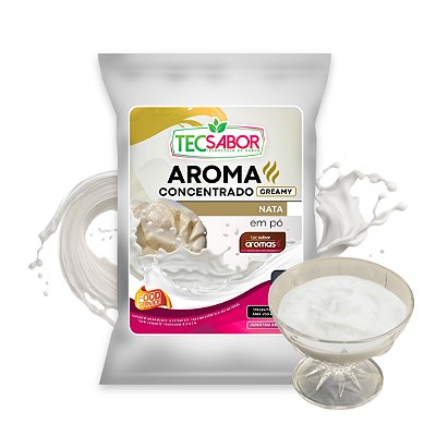 Aroma de Nata Idêntico ao Natural Pó e Líquido Creamy