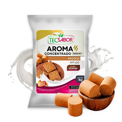 Aroma de Paçoca Idêntico ao Natural Pó e Líquido Creamy