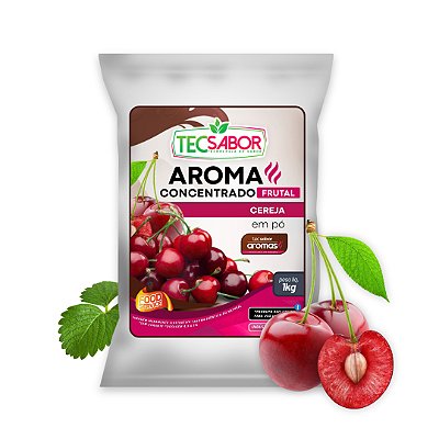 Aroma de Cereja Idêntico ao Natural Pó e Líquido Frutal