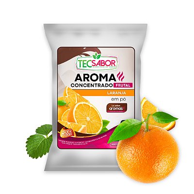 Aroma de Laranja Idêntico ao Natural Pó e Líquido Frutal