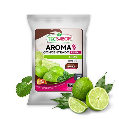 Aroma de Limão Idêntico ao Natural Pó e Líquido Frutal