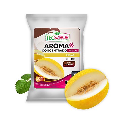 Aroma de Melão Idêntico ao Natural Pó e Líquido Frutal