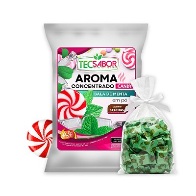 Aroma de Bala de Menta Idêntico ao Natural Pó e Líquido Candy
