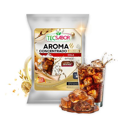 Aroma de Cola Idêntico ao Natural Pó e Líquido Golden