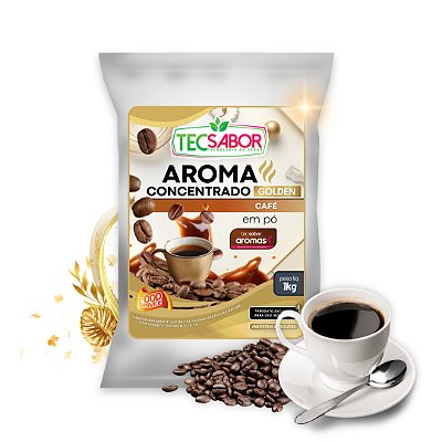 Aroma de Café Idêntico ao Natural Pó e Líquido Golden