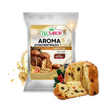 Aroma de Panettone Idêntico ao Natural Pó e Líquido Golden