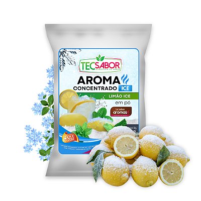 Aroma de Limão ICE Idêntico ao Natural Pó e Líquido ICE