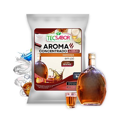Aroma de Cachaça Idêntico ao Natural Pó e Líquido Alcoólico