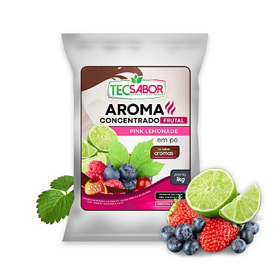Aroma de Pink Lemonade Idêntico ao Natural Pó e Líquido Frutal