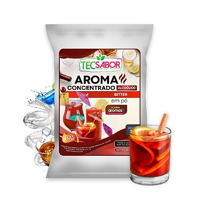Aroma de Bitter Idêntico ao Natural Pó e Líquido Alcoólico