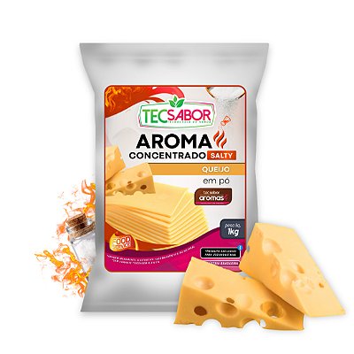 Aroma de Queijo Idêntico ao Natural Pó e Líquido Salty