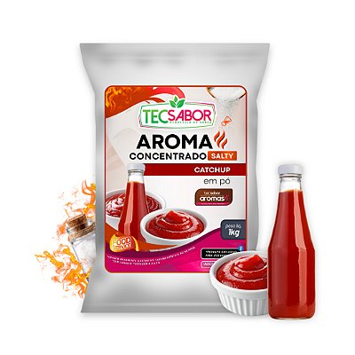 Aroma de Catchup Idêntico ao Natural Pó e Líquido Salty