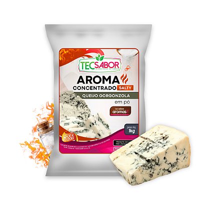 Aroma de Queijo Gorgonzola Idêntico ao Natural Pó e Líquido Salty