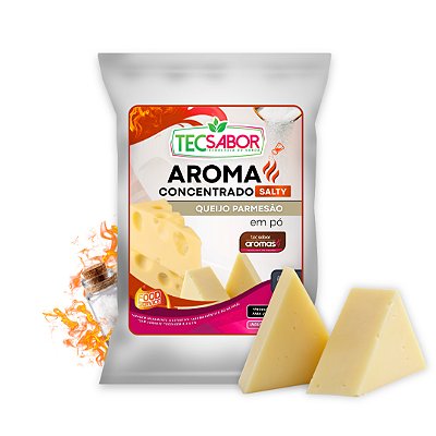 Aroma de Queijo Parmesão Idêntico ao Natural Pó e Líquido Salty