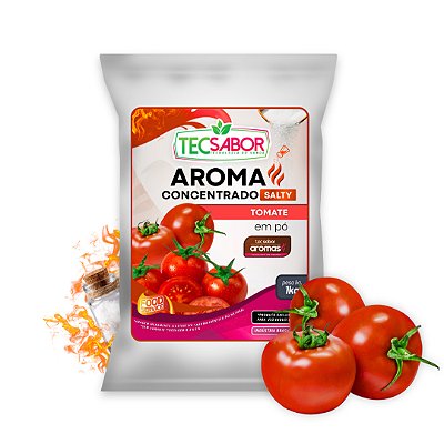 Aroma de Tomate Idêntico ao Natural Pó e Líquido Salty