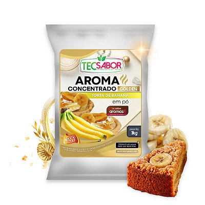 Aroma de Torta de Banana Idêntico ao Natural Pó e Líquido Golden