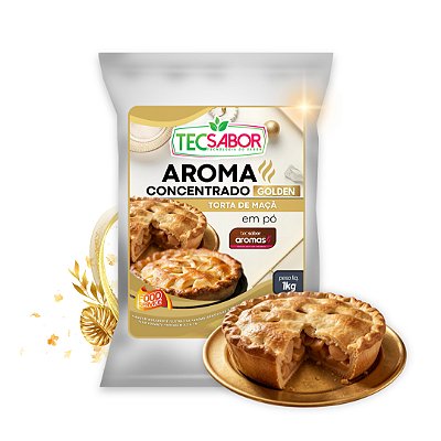 Aroma de Torta de Maçã Idêntico ao Natural Pó e Líquido Golden