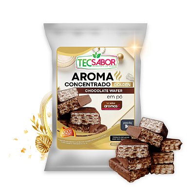 Aroma de Chocolate e Wafer Idêntico ao Natural Pó e Líquido Golden