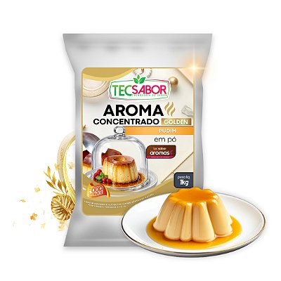 Aroma de Pudim Idêntico ao Natural Pó e Líquido Golden