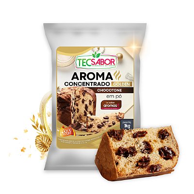 Aroma de Chocotone Idêntico ao Natural Pó e Líquido Golden