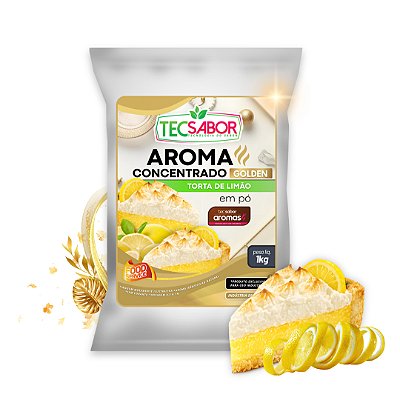 Aroma de Torta de Limão Idêntico ao Natural Pó e Líquido Golden