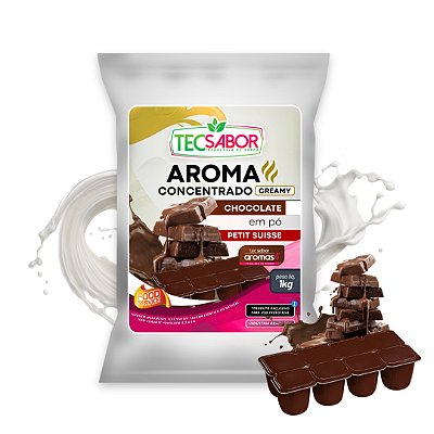 Aroma de Petit Suisse Chocolate Idêntico ao Natural Pó e Líquido Creamy