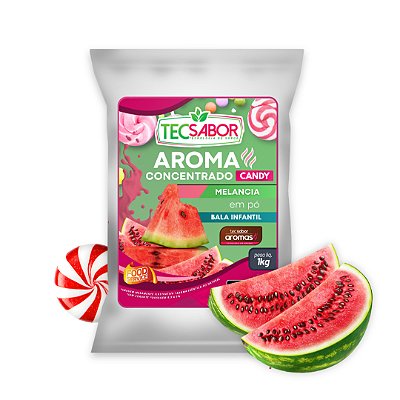 Aroma de Bala da Infância Melancia Idêntico ao Natural Pó e Líquido Candy