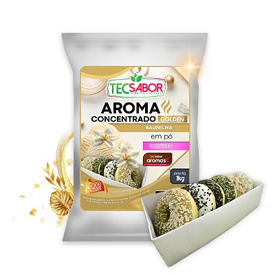 Aroma de Donut Baunilha Idêntico ao Natural Pó e Líquido Golden
