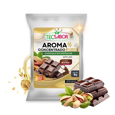 Aroma de Chocolate e Pistache Idêntico ao Natural Pó e Líquido Golden