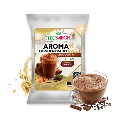 Aroma de Chococcino Idêntico ao Natural Pó e Líquido Golden