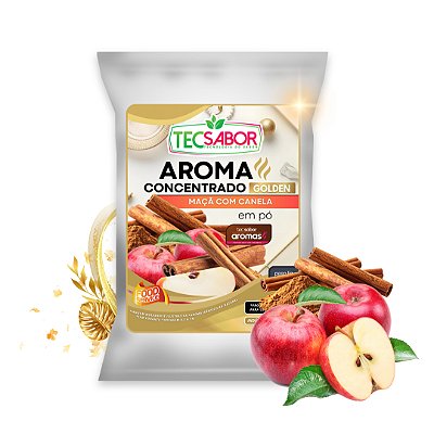 Aroma de Maçã com Canela Idêntico ao Natural Pó e Líquido Golden