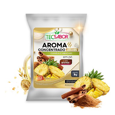 Aroma de Canela e Abacaxi Idêntico ao Natural Pó e Líquido Golden