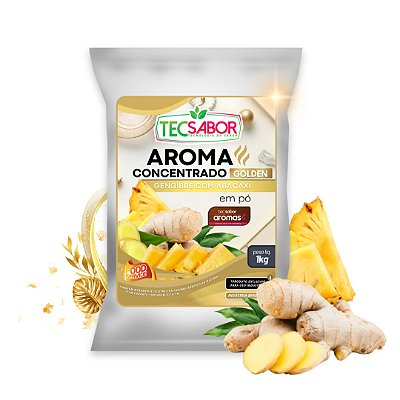 Aroma de Gengibre com Abacaxi Idêntico ao Natural Pó e Líquido Golden