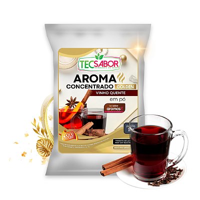 Aroma de Vinho Quente Idêntico ao Natural Pó e Líquido Golden