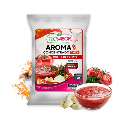 Aroma de Molho de Tomate Idêntico ao Natural Pó e Líquido Salty